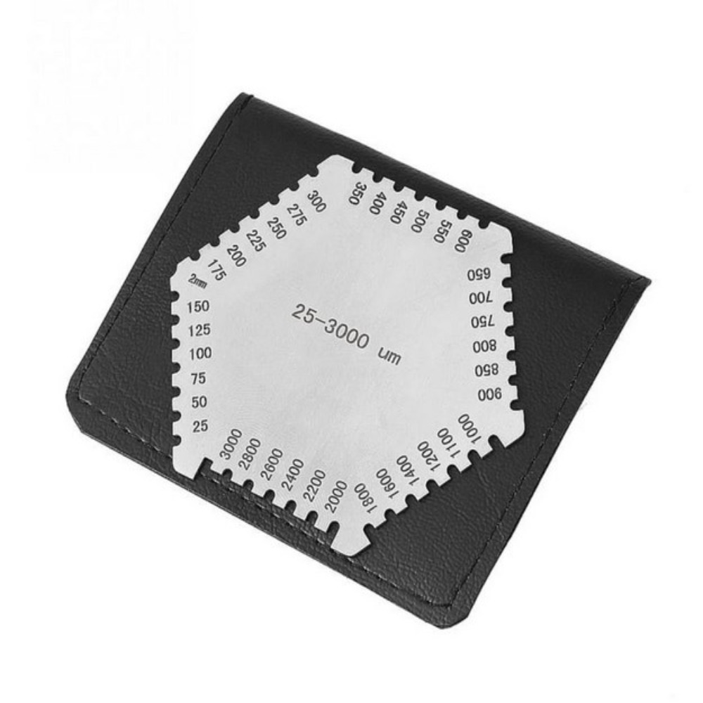 Paint Thickness Gauge - Stainless Steel Paint Coating Hexagon Wet