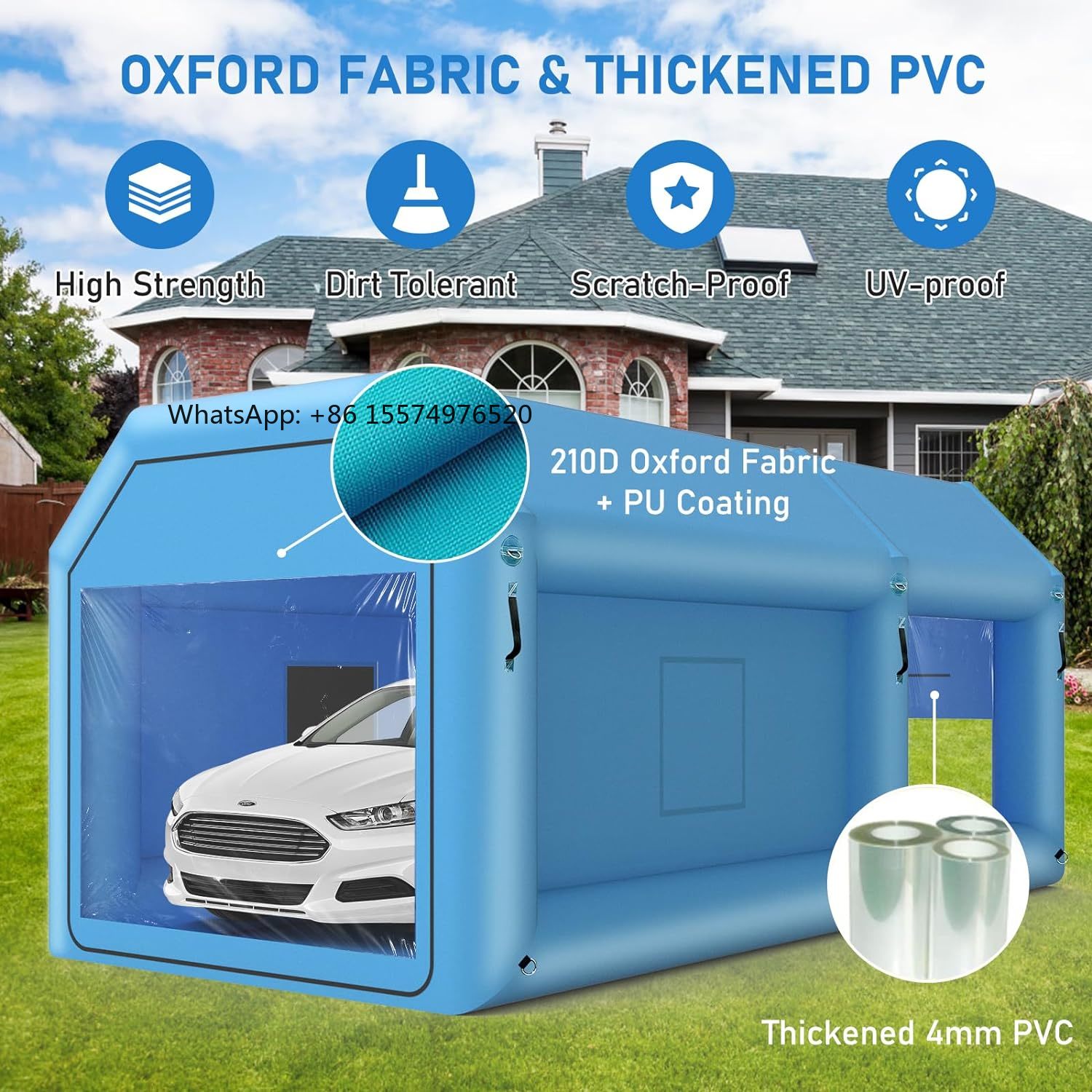 Inflatable Paint Booth - 2026 - Custom-made giant white inflatable