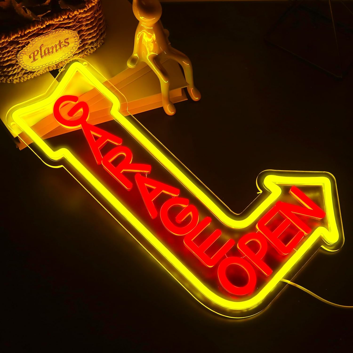  Garage Open Neon Sign USB Po - Auto Repair Shop Open Today ulasan dan harga