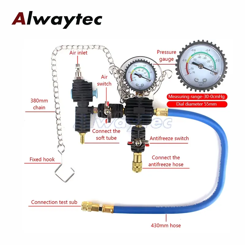 Car Water Tank Pressure Gauge  - Radiator Pressure Tester ulasan dan harga