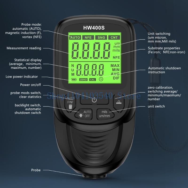 02DC Digital Paint Thickness G - Paint Thickness Gauge ulasan dan harga