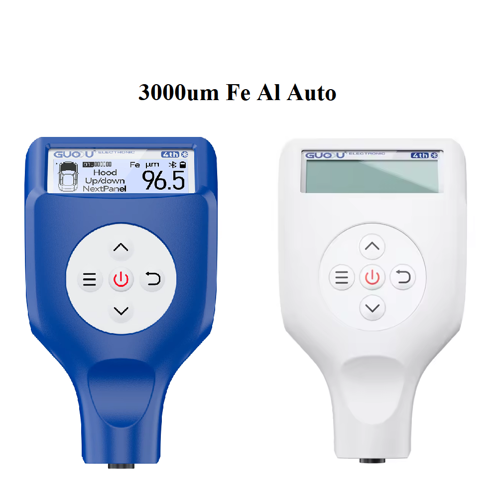  0-3000μm 0.1μm Fe NFe Probe  - Paint Thickness Gauge ulasan dan harga