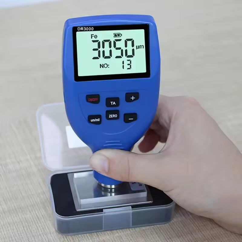  0-3000μm 0.1μm Fe NFe Probe  - Paint Thickness Gauge ulasan dan harga