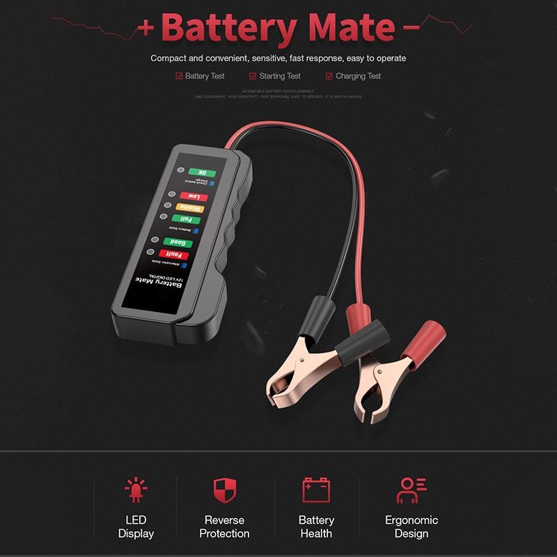 Mini 12V Car Battery Tester -  - Battery Load Tester ulasan dan harga