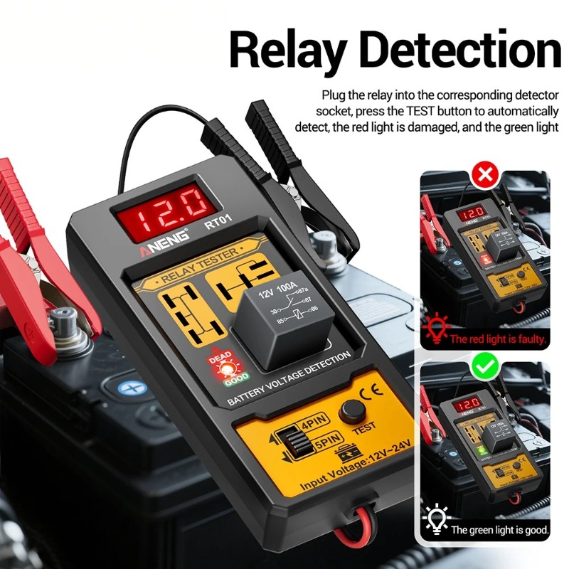 12V 24V Automotive Relay Teste - Battery Load Tester ulasan dan harga