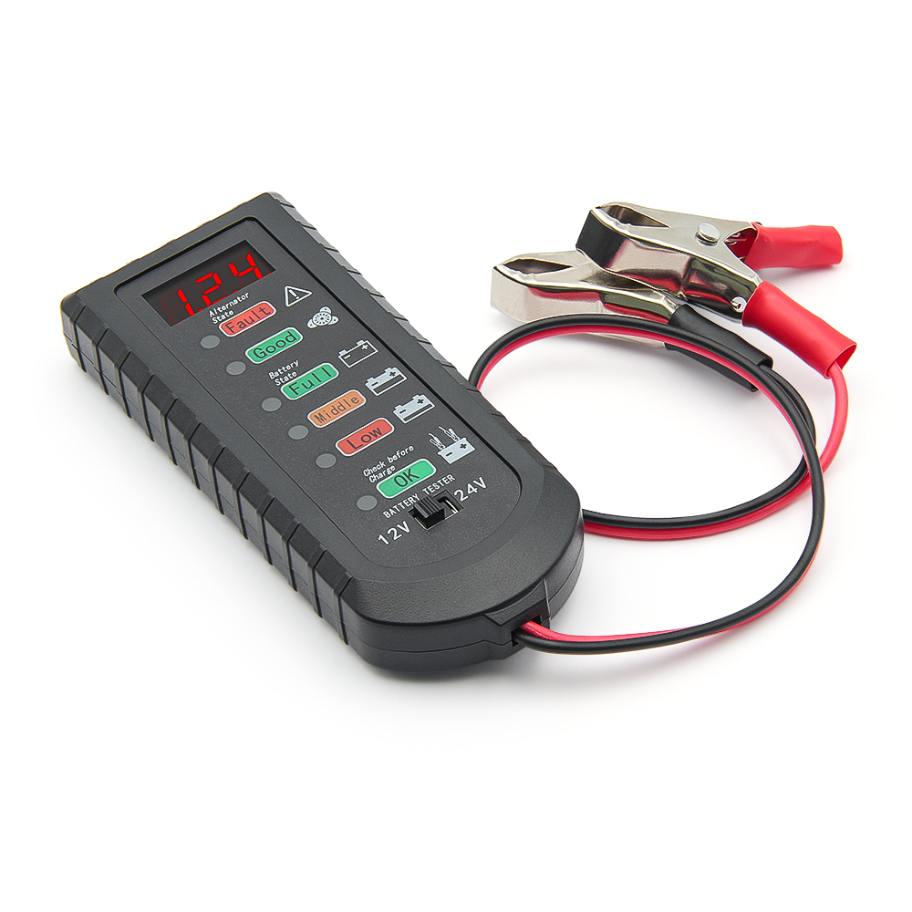 12V 24V Car Battery Tester LED - Battery Load Tester ulasan dan harga