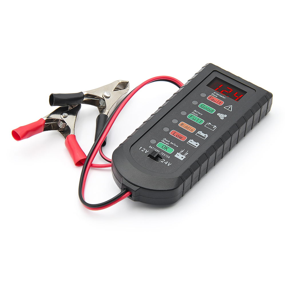 12V 24V Car Battery Tester LED - Battery Load Tester ulasan dan harga