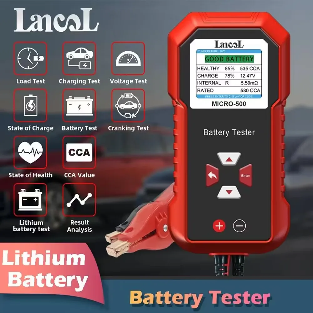 Lancol Micro 500 12V Car Batte - Battery Load Tester ulasan dan harga