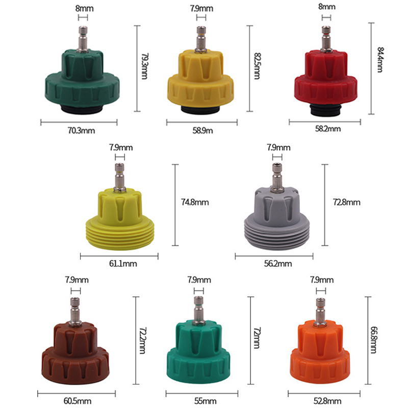 15Pcs Universal Radiator Press - Radiator Pressure Tester ulasan dan harga
