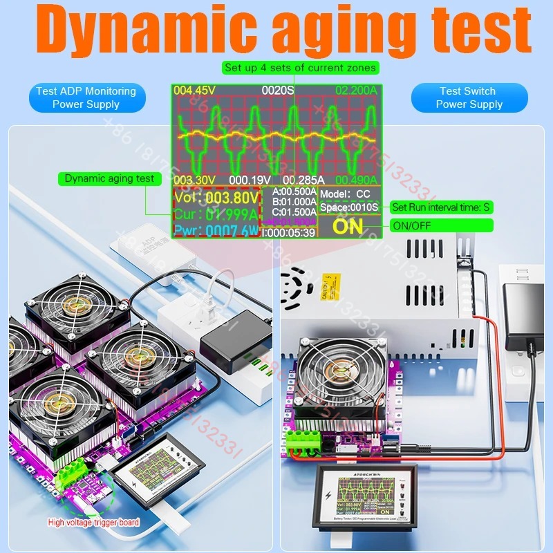 BW600 DC1-200V WiFi  Electroni - Battery Load Tester ulasan dan harga