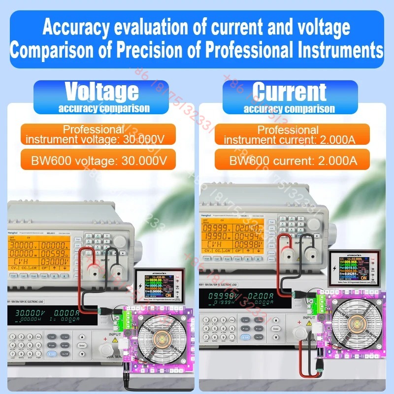 BW600 DC1-200V WiFi  Electroni - Battery Load Tester ulasan dan harga