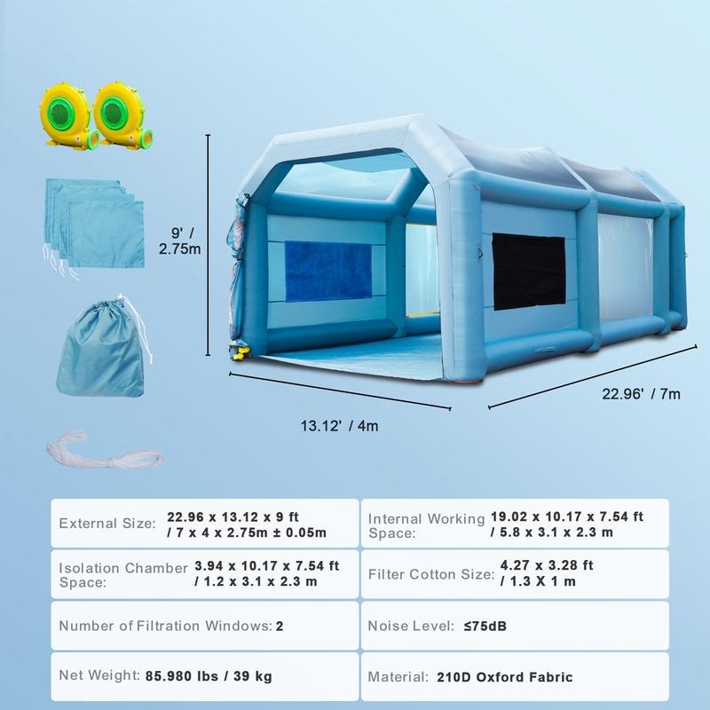Inflatable Paint Booth, 23x13x - Inflatable Paint Booth ulasan dan harga