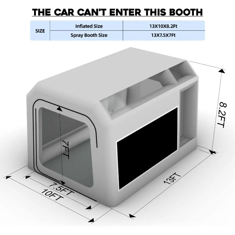 【Hot Sale】Durable Vehicle Infl - Inflatable Paint Booth ulasan dan harga