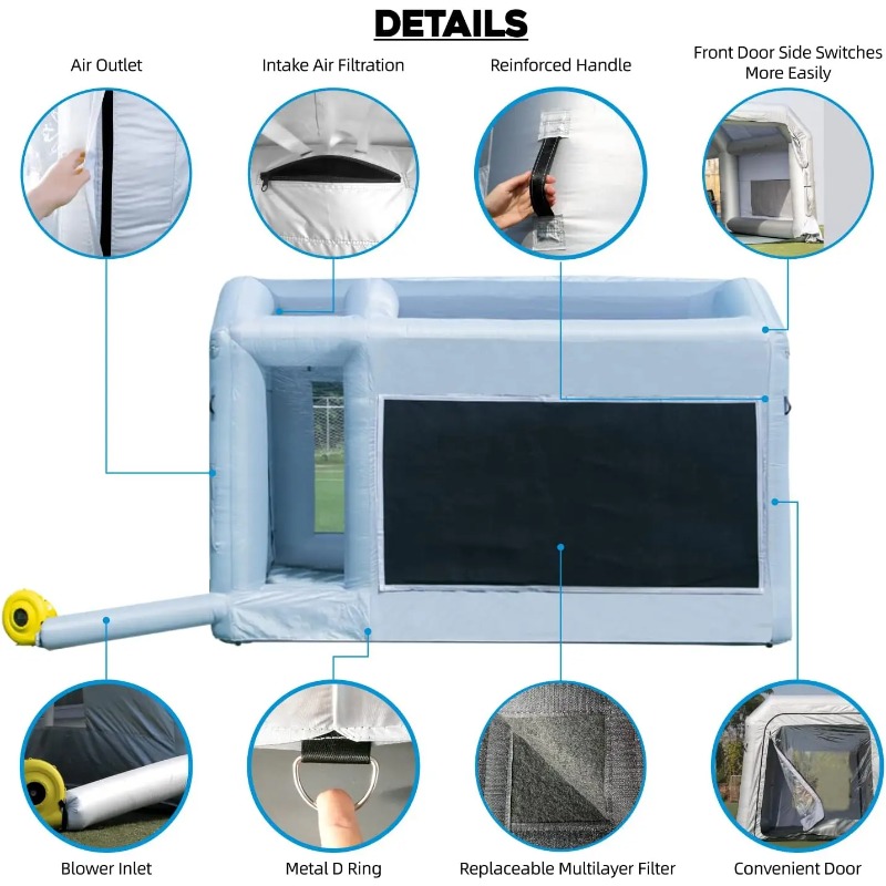 【Hot Sale】Durable Vehicle Infl - Inflatable Paint Booth ulasan dan harga