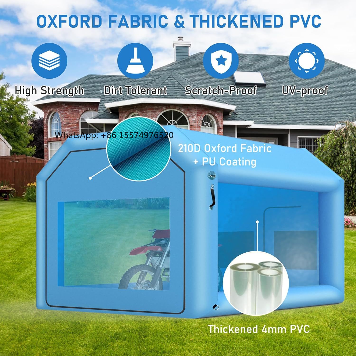 2026 - Custom-made giant white - Inflatable Paint Booth ulasan dan harga